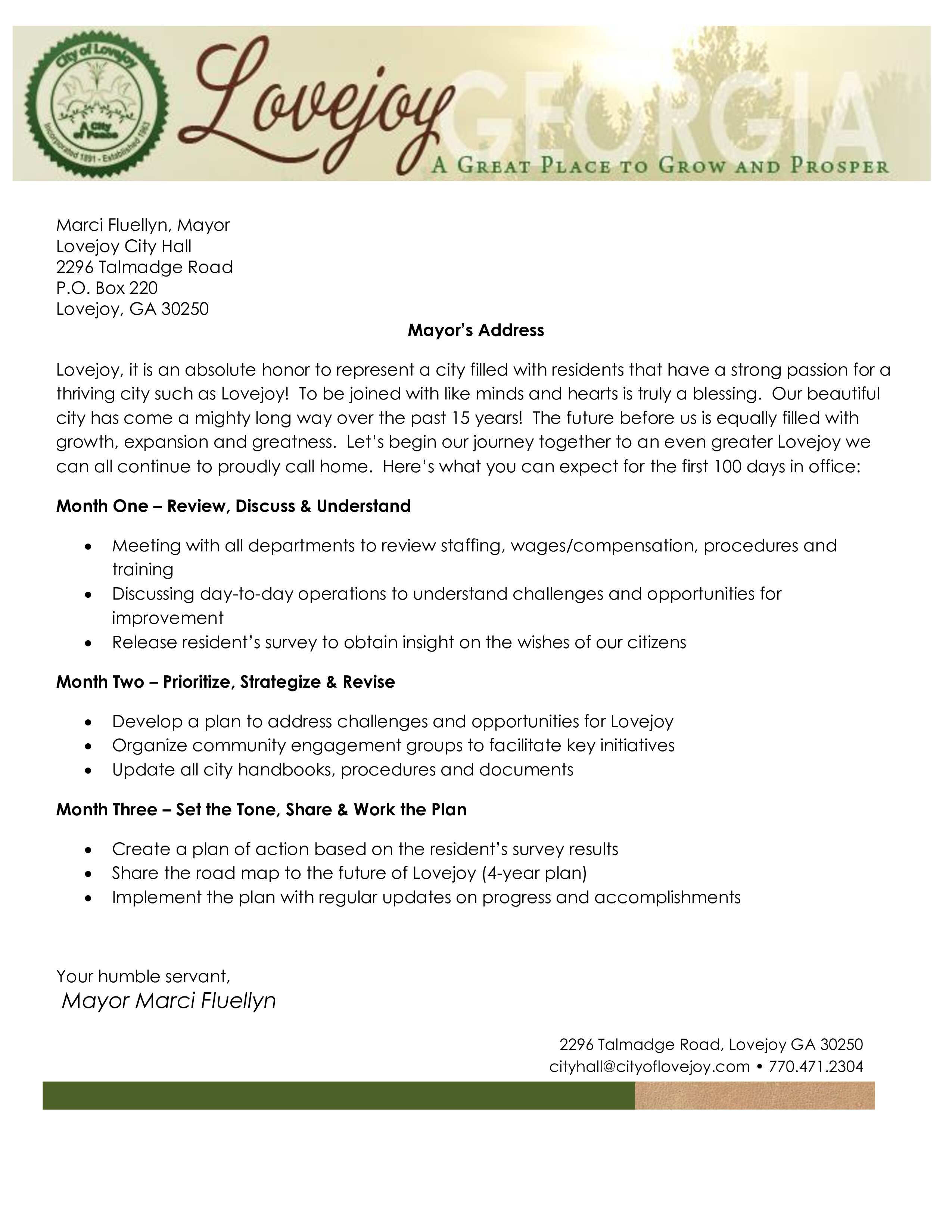 Mayors Address - Jan 2024